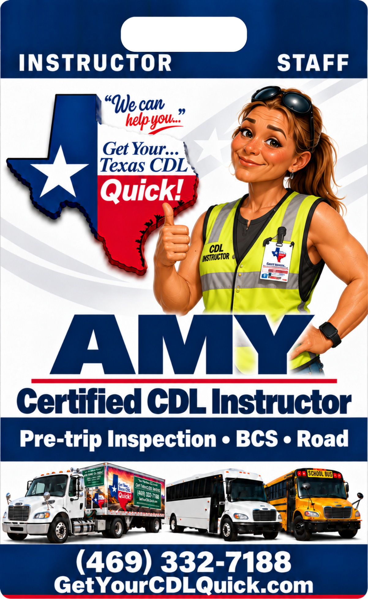 Amy — Get Your Texas CDL Quick staff badge